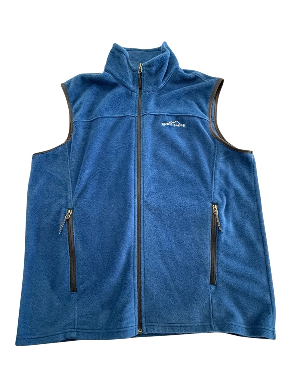 Eddie Bauer Full Zip Fleece Vest Size L